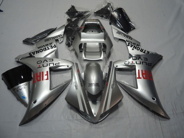 Carénage CBR 1000 RR 04-05 - Argent Rouge Fiat Carénage CBR 1000 RR 04-05 - Argent Rouge Fiat