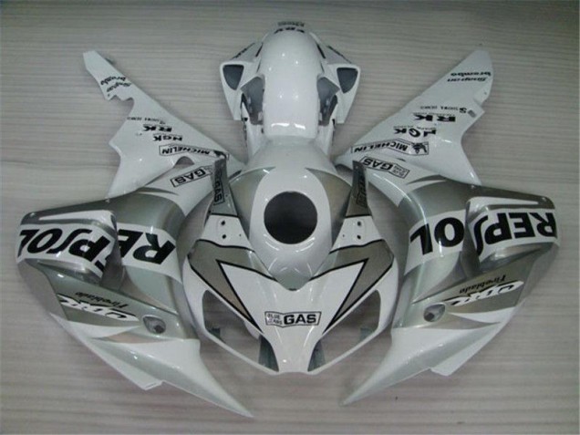 Carénage CBR 1000 RR 04-05 - Blanc Argent Noir Repsol