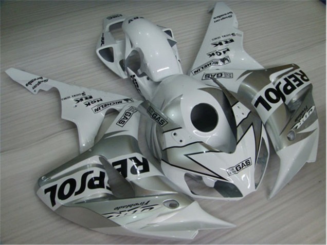 Carénage CBR 1000 RR 04-05 - Blanc Argent Noir Repsol