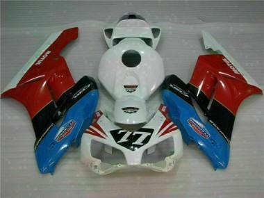 Carénage CBR 1000 RR 04-05 - Blanc Rouge 77