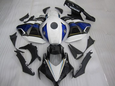Carénage CBR 1000 RR 04-05 - Noir Blanc Bleu