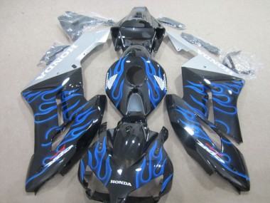 Carénage CBR 1000 RR 04-05 - Noir Bleu Flamme