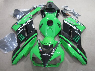 Carénage CBR 1000 RR 04-05 - Noir Vert Monster