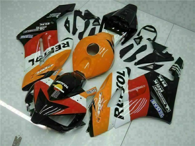 Carénage CBR 1000 RR 04-05 - Orange Noir Repsol Carénage CBR 1000 RR 04-05 - Orange Noir Repsol