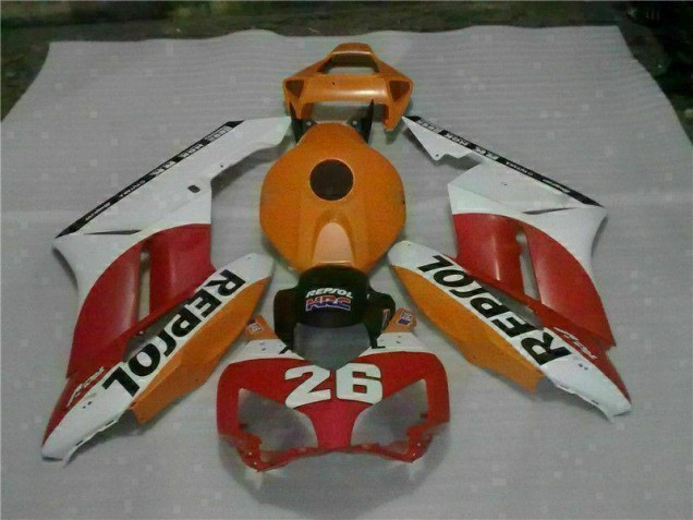 Carénage CBR 1000 RR 04-05 - Orange Rouge Repsol 26