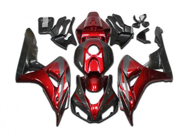 Carénage CBR 1000 RR 04-05 - Rouge Bonbon Gris Noir