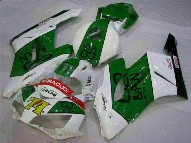 Carénage CBR 1000 RR 04-05 - Vert Blanc Carénage CBR 1000 RR 04-05 - Vert Blanc