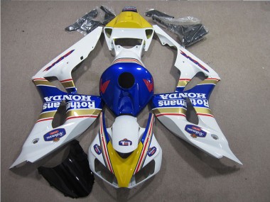 Carénage CBR 1000 RR 06-07 - Blanc Bleu Rothmans