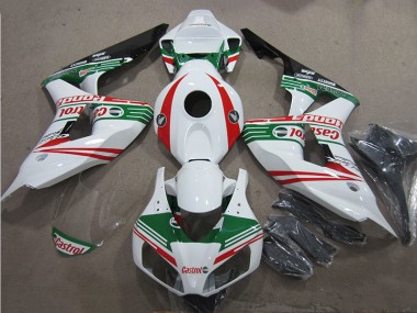 Carénage CBR 1000 RR 06-07 - Blanc Vert Rouge Castrol