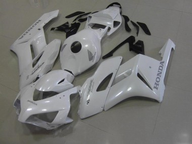 Carénage CBR 1000 RR 06-07 - Blanc avec Argent Décalque