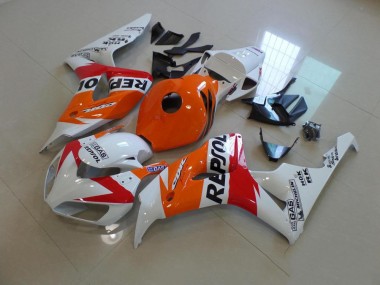 Carénage CBR 1000 RR 06-07 - Blanc et Orange Repsol