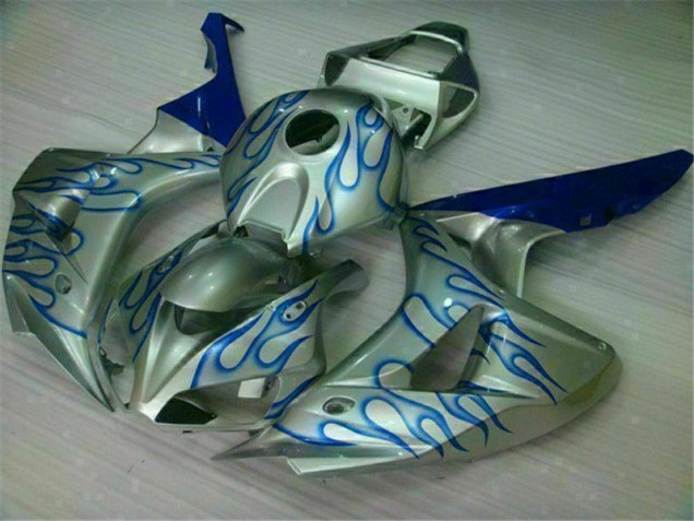 Carénage CBR 1000 RR 06-07 - Bleu Flamme Argent