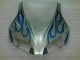 Carénage CBR 1000 RR 06-07 - Bleu Flamme Argent
