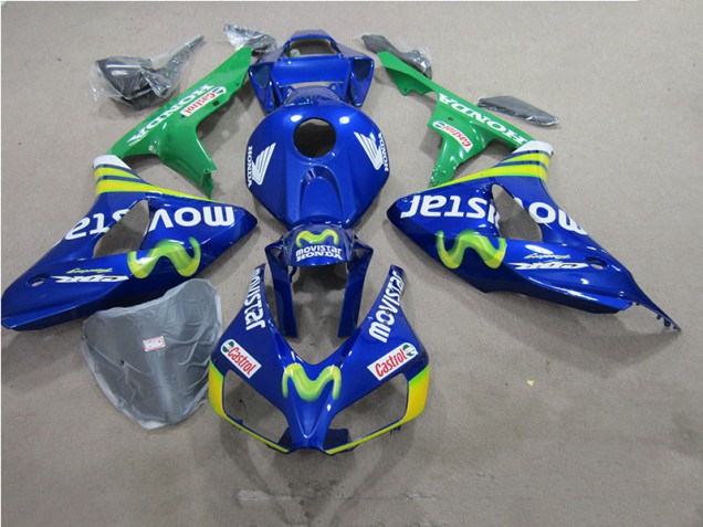 Carénage CBR 1000 RR 06-07 - Bleu Movistar Castrol Carénage CBR 1000 RR 06-07 - Bleu Movistar Castrol