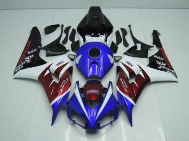 Carénage CBR 1000 RR 06-07 - Burgandy et Bleu