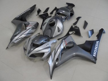 Carénage CBR 1000 RR 06-07 - Gris Argent et Noir Mat
