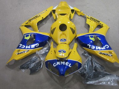 Carénage CBR 1000 RR 06-07 - Jaune Bleu Camel