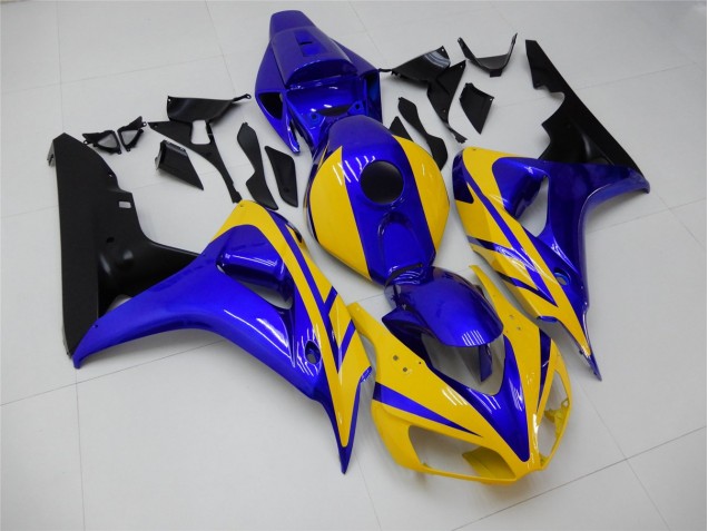 Carénage CBR 1000 RR 06-07 - Jaune Bleu Carénage CBR 1000 RR 06-07 - Jaune Bleu