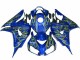 Carénage CBR 1000 RR 06-07 - Jaune Flamme Bleu