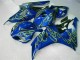 Carénage CBR 1000 RR 06-07 - Jaune Flamme Bleu