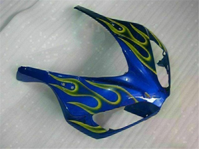 Carénage CBR 1000 RR 06-07 - Jaune Flamme Bleu