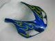Carénage CBR 1000 RR 06-07 - Jaune Flamme Bleu