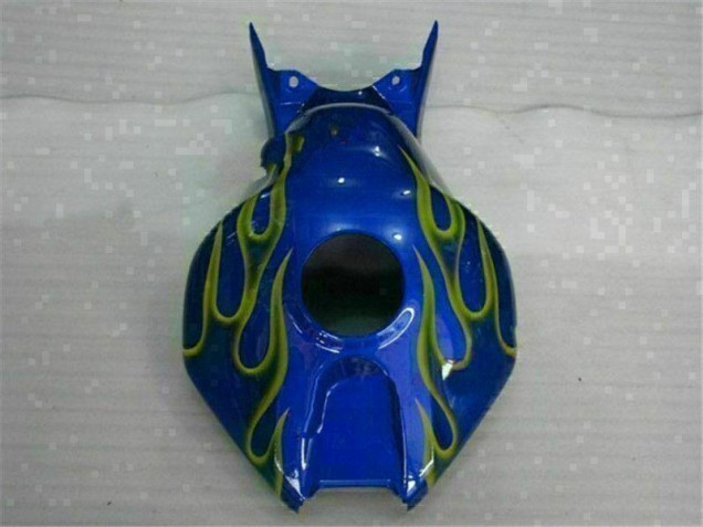 Carénage CBR 1000 RR 06-07 - Jaune Flamme Bleu