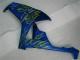 Carénage CBR 1000 RR 06-07 - Jaune Flamme Bleu