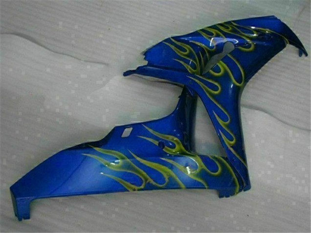 Carénage CBR 1000 RR 06-07 - Jaune Flamme Bleu