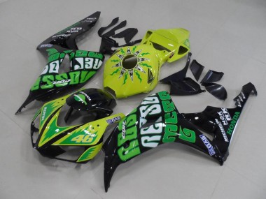 Carénage CBR 1000 RR 06-07 - Jaune Vert Rossi