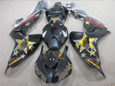Carénage CBR 1000 RR 06-07 - Noir Jaune Énergie DRINK