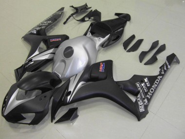 Carénage CBR 1000 RR 06-07 - Noir Mat Argent