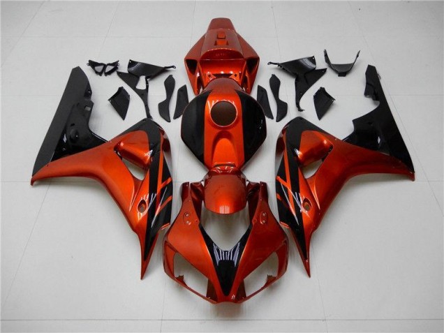Carénage CBR 1000 RR 06-07 - Orange Noir Carénage CBR 1000 RR 06-07 - Orange Noir