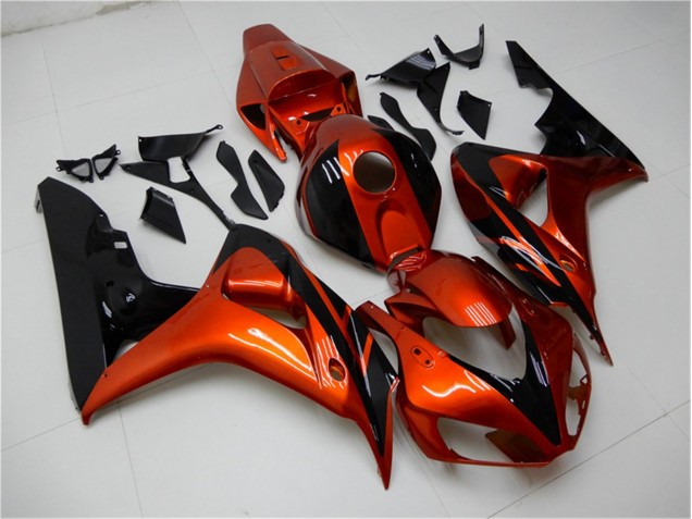 Carénage CBR 1000 RR 06-07 - Orange Noir Carénage CBR 1000 RR 06-07 - Orange Noir