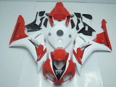 Carénage CBR 1000 RR 06-07 - Orange Rouge et Blanc