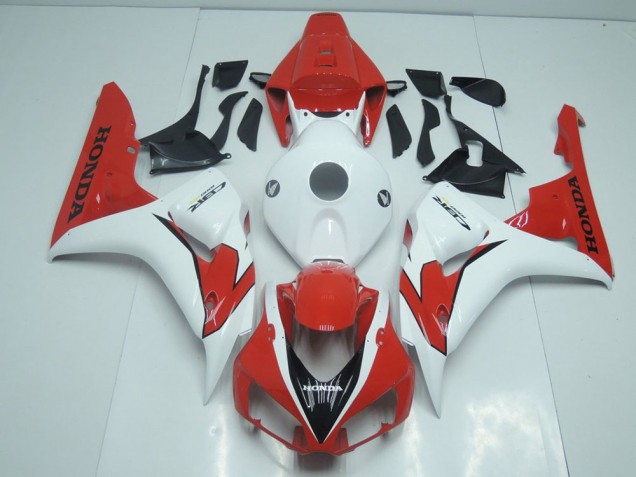 Carénage CBR 1000 RR 06-07 - Orange Rouge et Blanc
