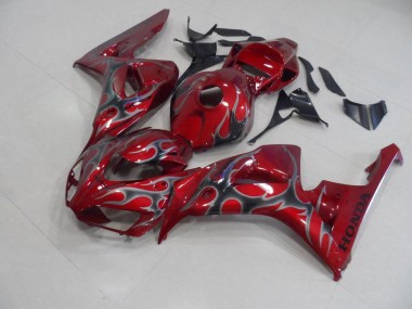 Carénage CBR 1000 RR 06-07 - Rouge Argent Flamme