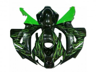Carénage CBR 1000 RR 06-07 - Vert Flamme Noir