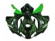 Carénage CBR 1000 RR 06-07 - Vert Flamme Noir Carénage CBR 1000 RR 06-07 - Vert Flamme Noir