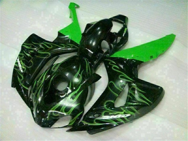 Carénage CBR 1000 RR 06-07 - Vert Flamme Noir Carénage CBR 1000 RR 06-07 - Vert Flamme Noir