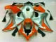Carénage CBR 1000 RR 08-11 - Argent Orange Carénage CBR 1000 RR 08-11 - Argent Orange