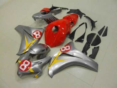 Carénage CBR 1000 RR 08-11 - Argent Rouge 8