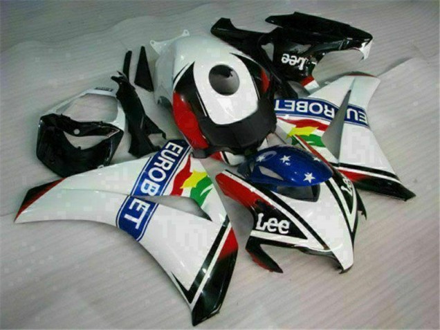 Carénage CBR 1000 RR 08-11 - Blanc Bleu Rouge Eurobet Lee