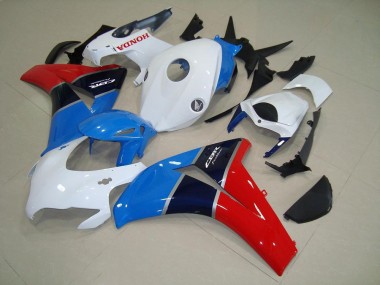 Carénage CBR 1000 RR 08-11 - Blanc Bleu Rouge
