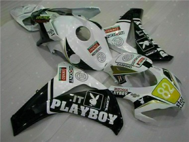 Carénage CBR 1000 RR 08-11 - Blanc Noir Playboy