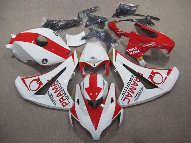 Carénage CBR 1000 RR 08-11 - Blanc Rouge PRAMAC Carénage CBR 1000 RR 08-11 - Blanc Rouge PRAMAC