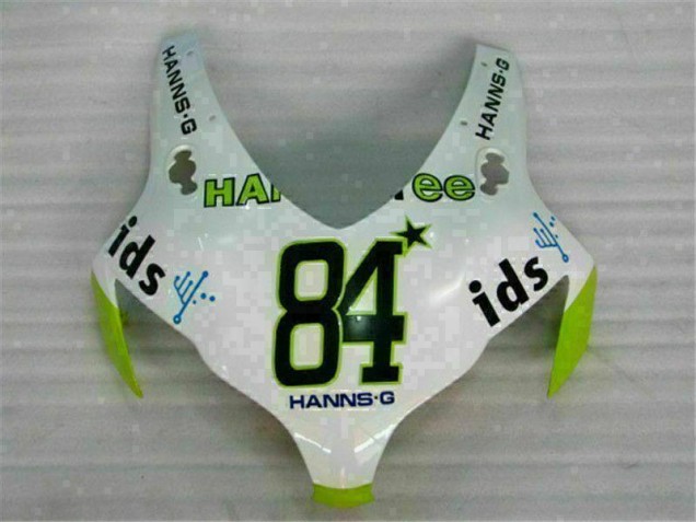 Carénage CBR 1000 RR 08-11 - Blanc Vert Hannspree 84
