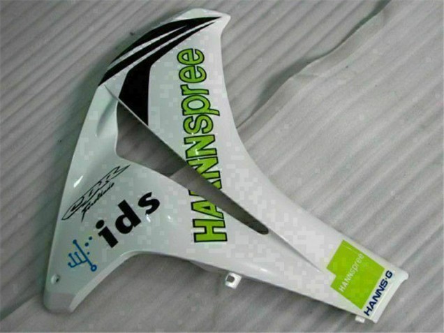 Carénage CBR 1000 RR 08-11 - Blanc Vert Hannspree 84