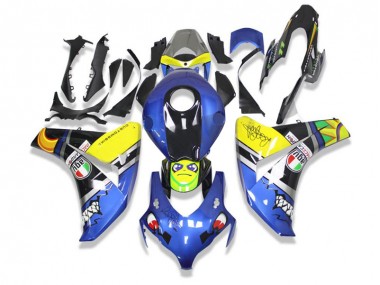 Carénage CBR 1000 RR 08-11 - Bleu Requin