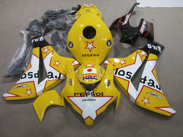 Carénage CBR 1000 RR 08-11 - Jaune Repsol HRC